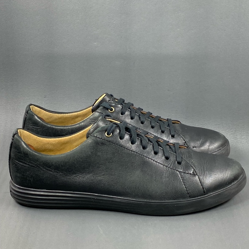 Cole Haan Grand Crosscourt II C26655 Black Leather Casual Shoes Men's Size 9.5